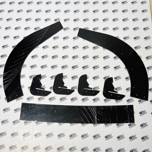 VW Virtus 4-Fin Rear Bumper Diffuser | ABS Material