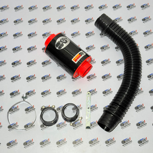 K&N Full Air Intake System with Carbon Finish Air Filter | Aftermarket performance Upgrade