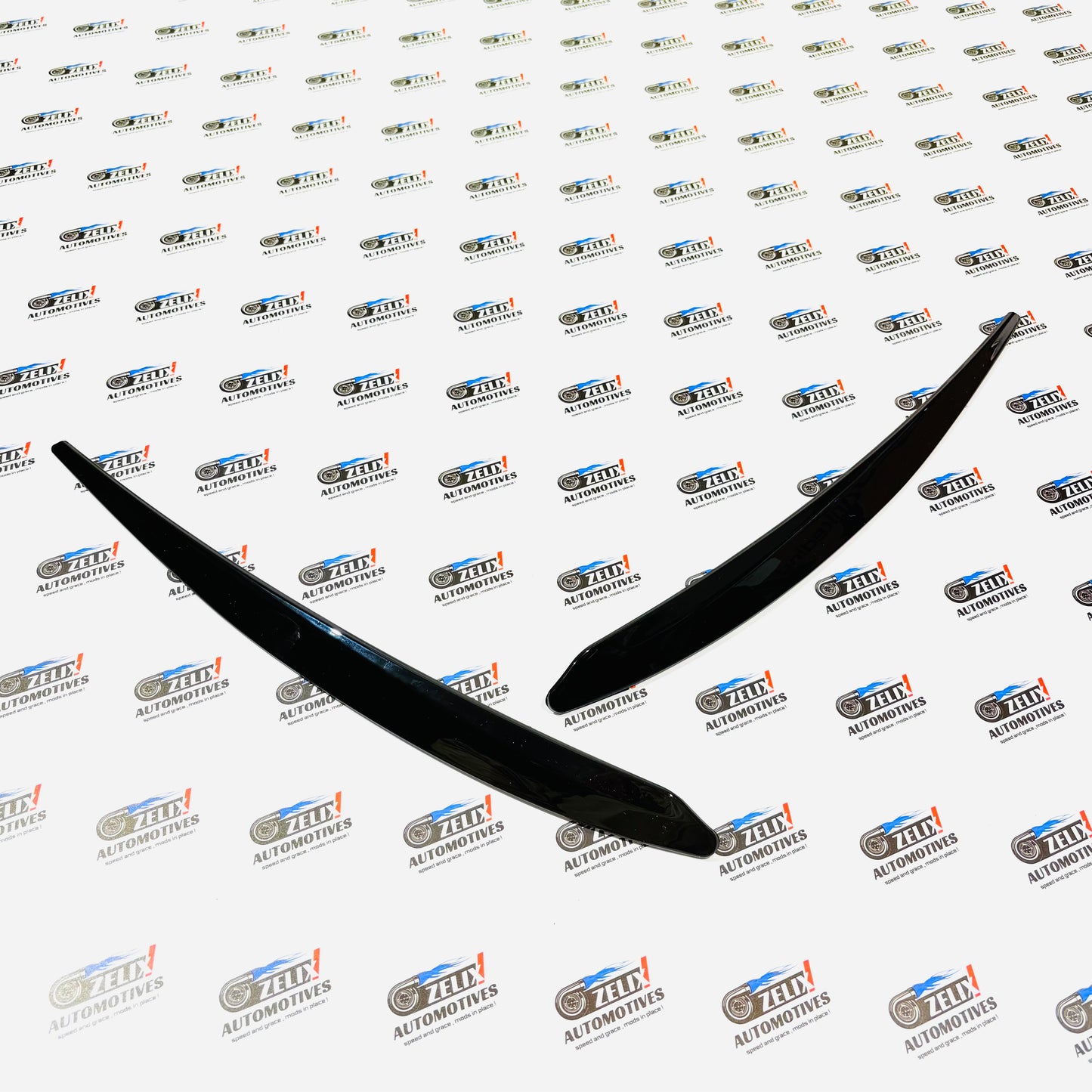 Skoda Superb Headlight Eye Lids | Premium Gloss Black Finish