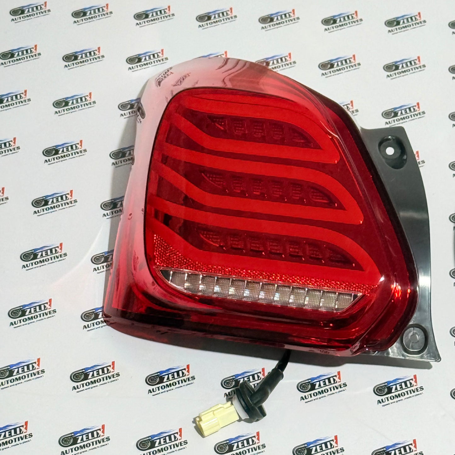 Swift Benz-Style LED Aftermarket Tail Lights | Compatible With Type-3 Models | Red & Full Smoke