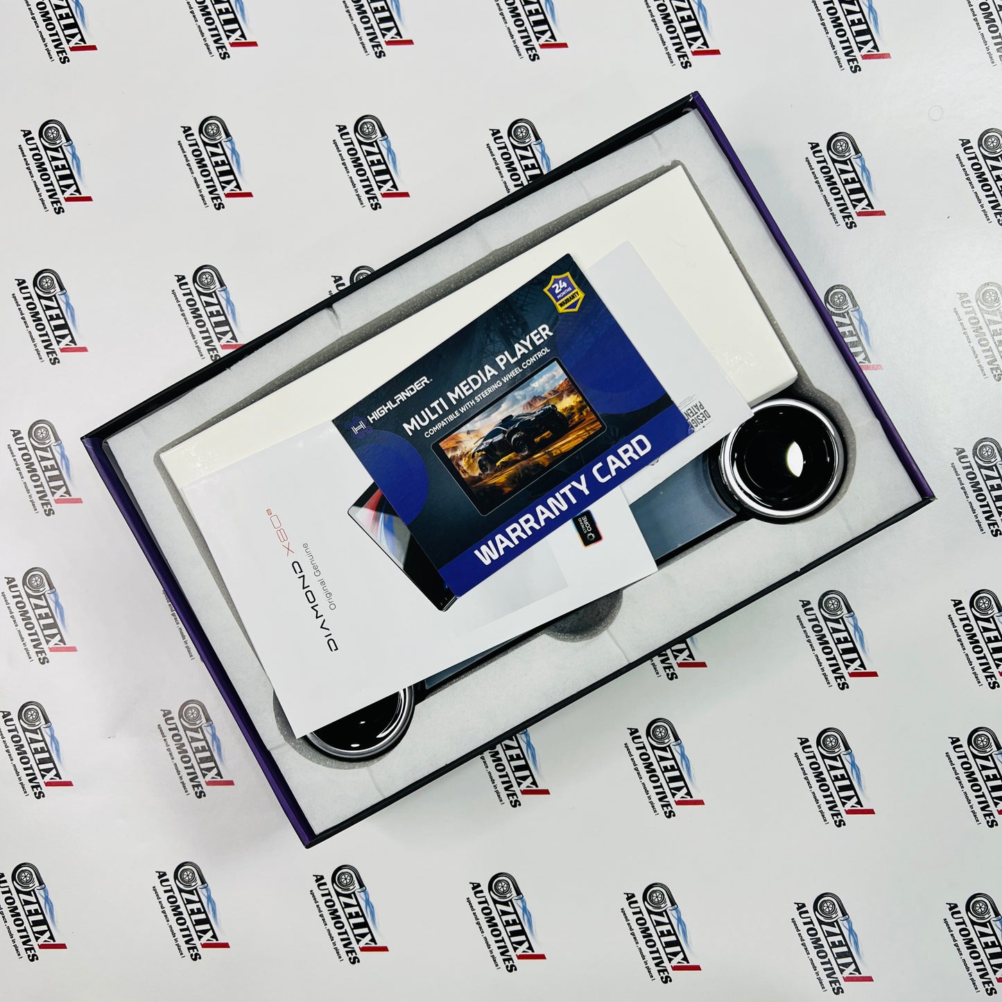 Highlander 2K Dual Knob | 10.1 Inch Android Car Multimedia Player With QLED Display