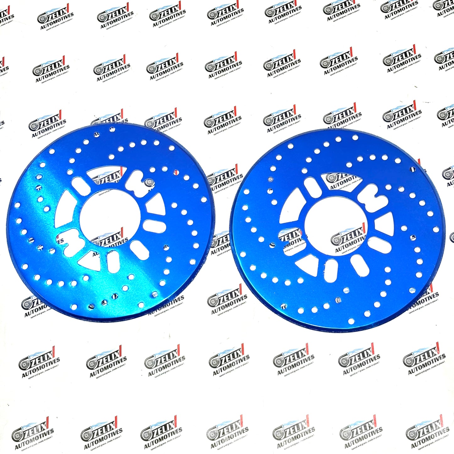 Universal Disc Brake Rotor Cover – Red / Blue / Black | Premium Finish