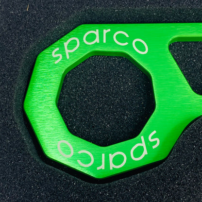 Aftermarket  rear tow hook for cars in Green color