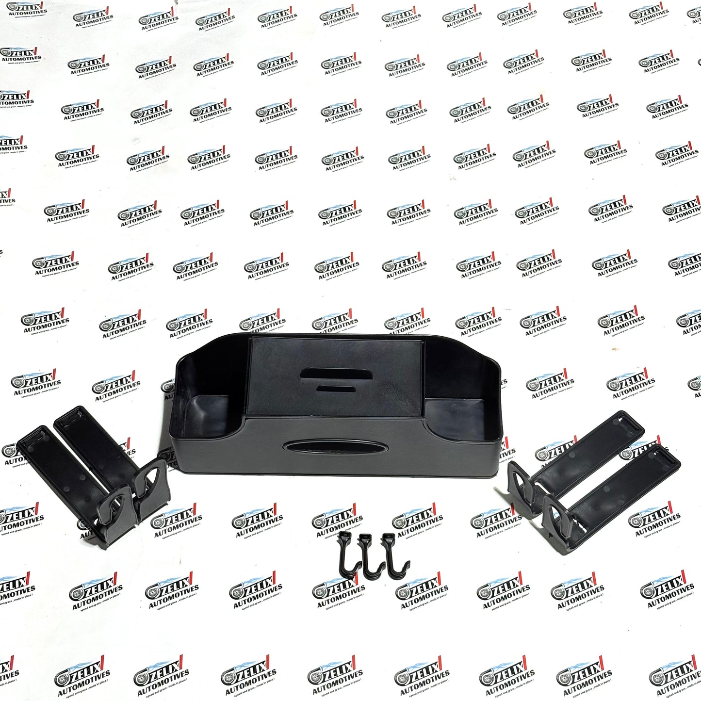 Car Tissue Box | Premium Black Leather Finish