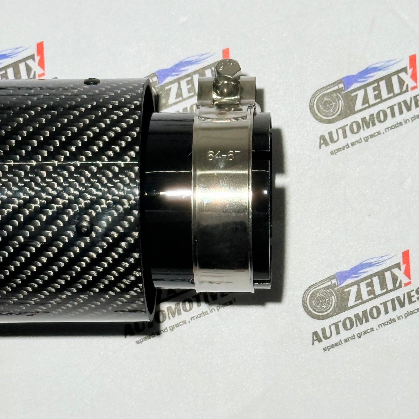M-Performance Style Carbon Finish Single Exhaust Tip | Enhance Aggressive Look