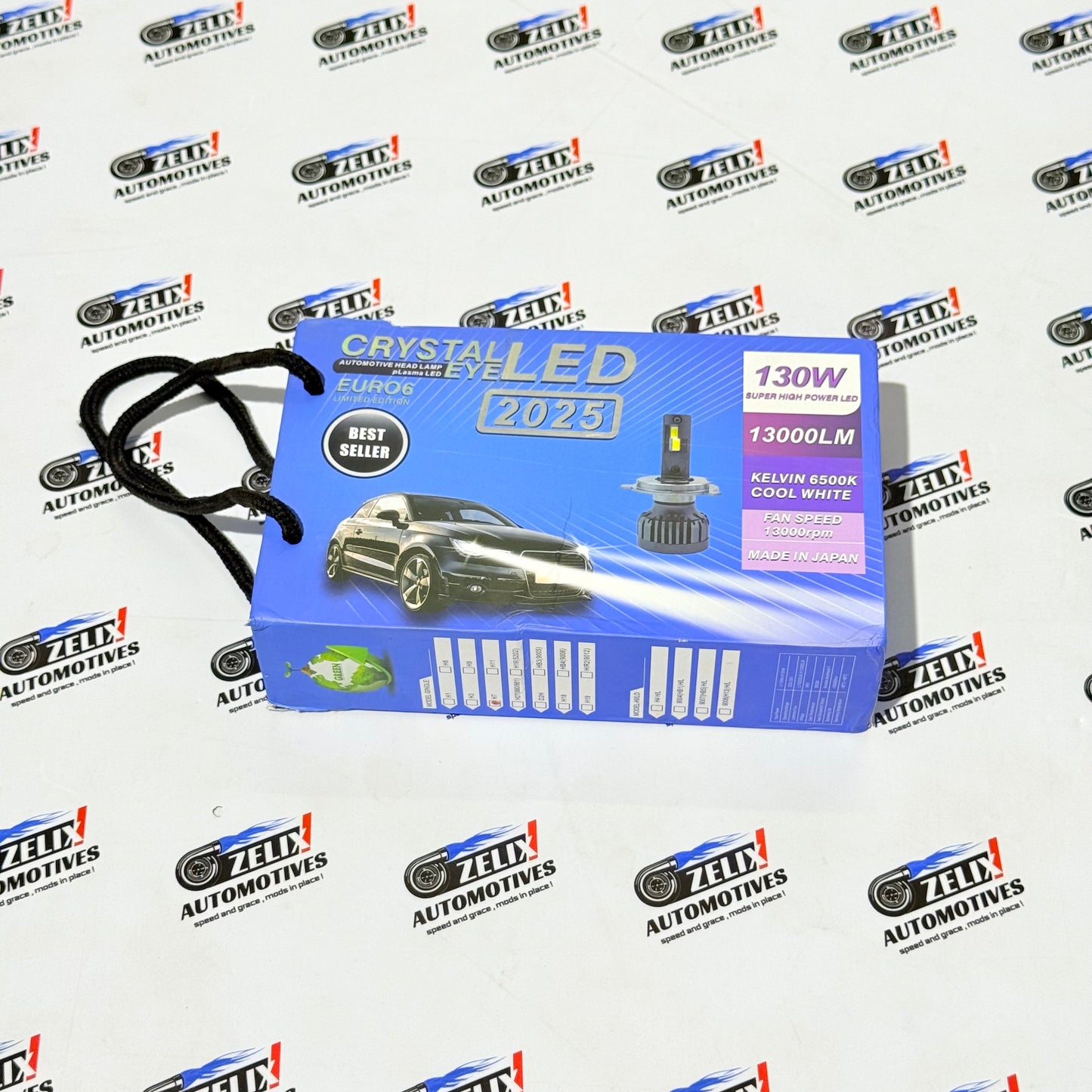 Crystal Eye Tri-Color LED Headlight Bulbs (130w) | High-Visibility Upgrade