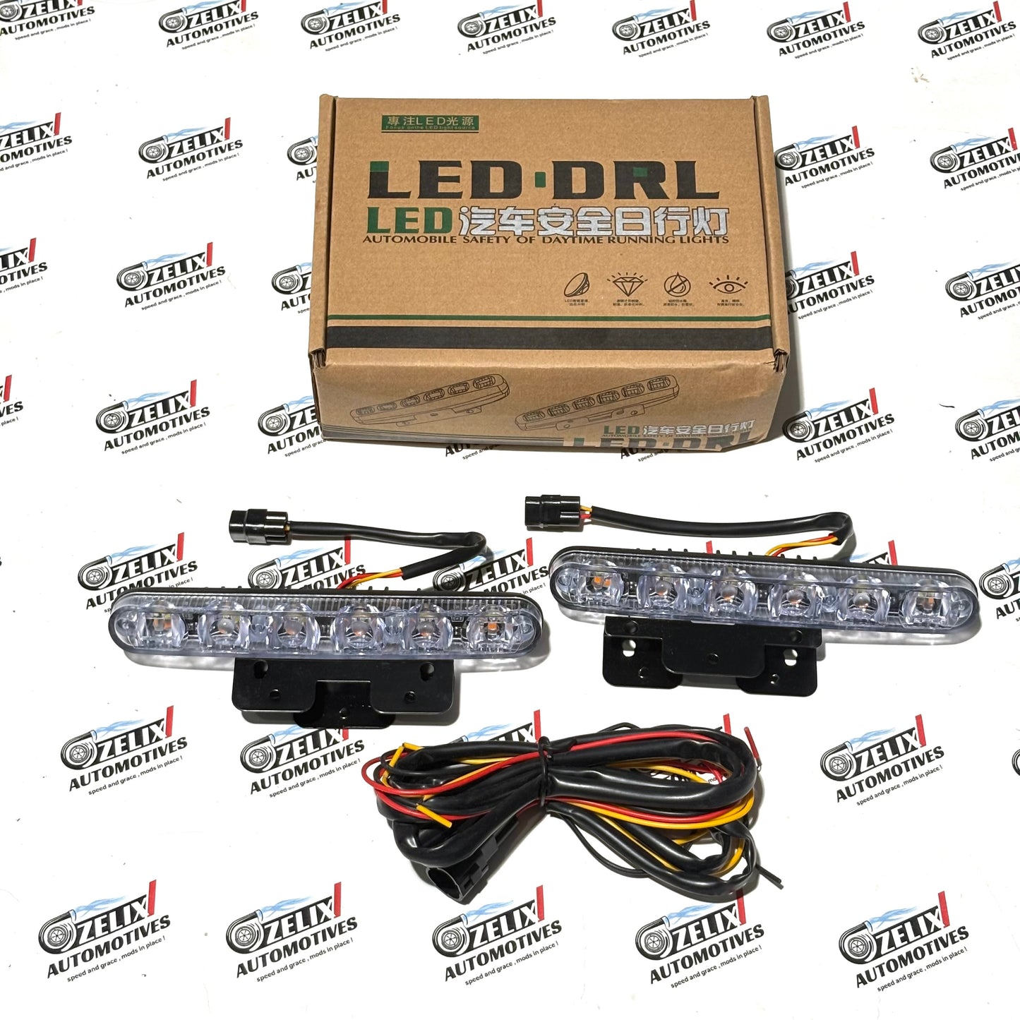 Universal 2 Piece LED DRL For Cars | Aftermarket
