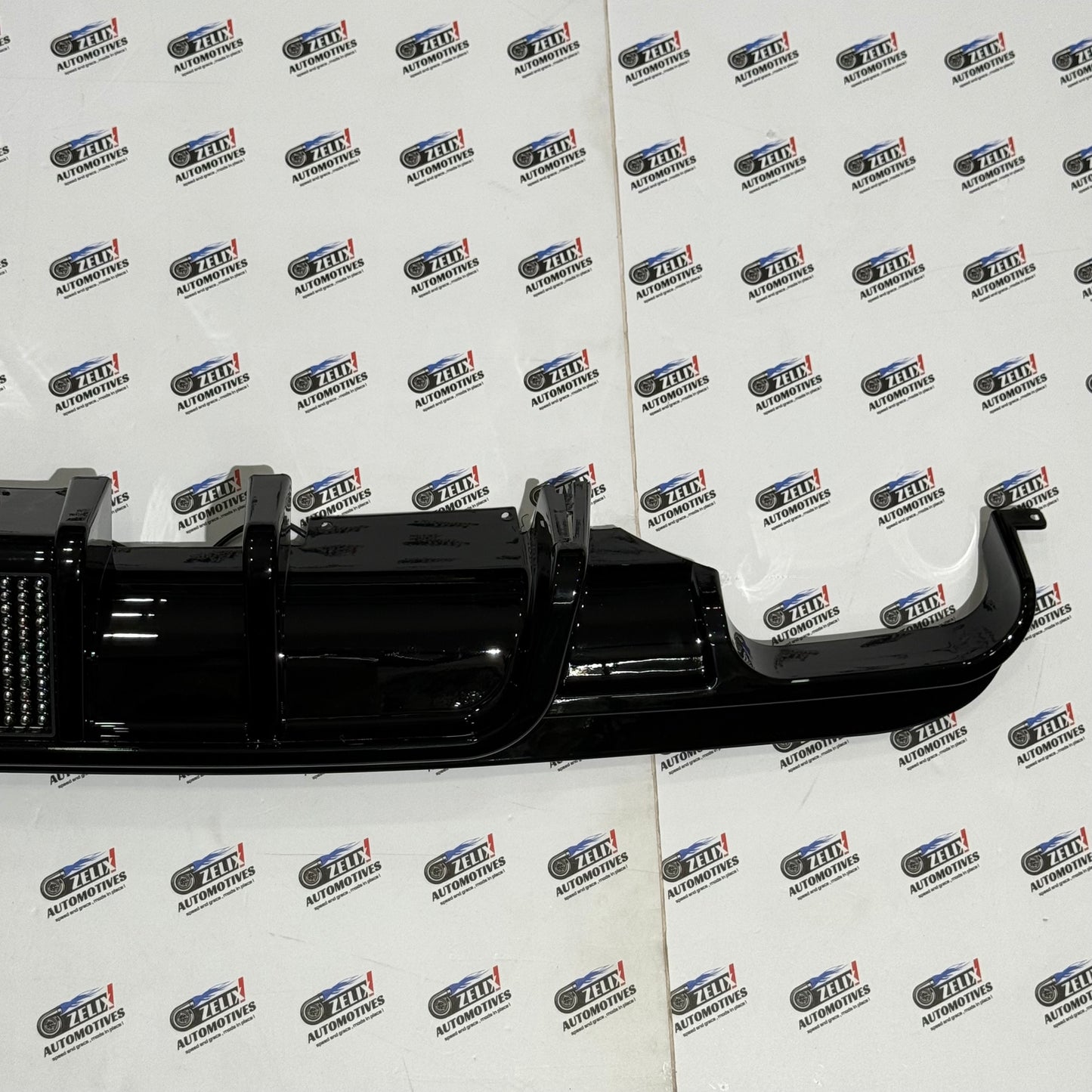 Rear Bumper Diffuser with F1-Style LED Light Compatible BMW E46
