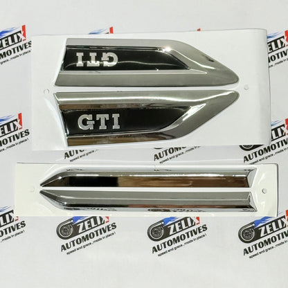 GTI Fender Emblems OEM-inspired look | Three Sporty Colour Options