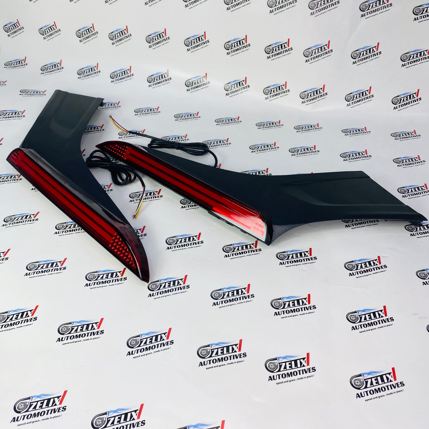 Modern aftermarket LED pillar light upgrade with matrix indicator for Swift 2018+ 
