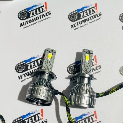 Zimmer Ai Smart LED Headlights with App Control | Dual Colour Modes and Multi-Plug Fitment