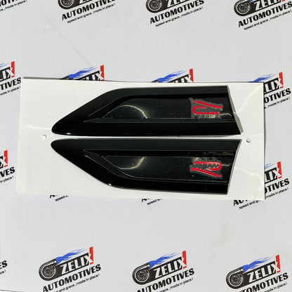 R-Logo Fender Emblems | Premium Finish with Crisp Detailing Sold as Set of 2