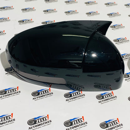 Grand Vitara and Toyota Hyryder Batman Style Mirror Covers | Aftermarket Glossy Black/Carbon Finish
