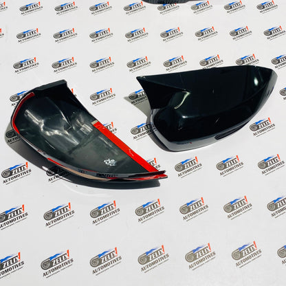 Tata Nexon  Mirror Covers | Glossy Black Finish with Indicators