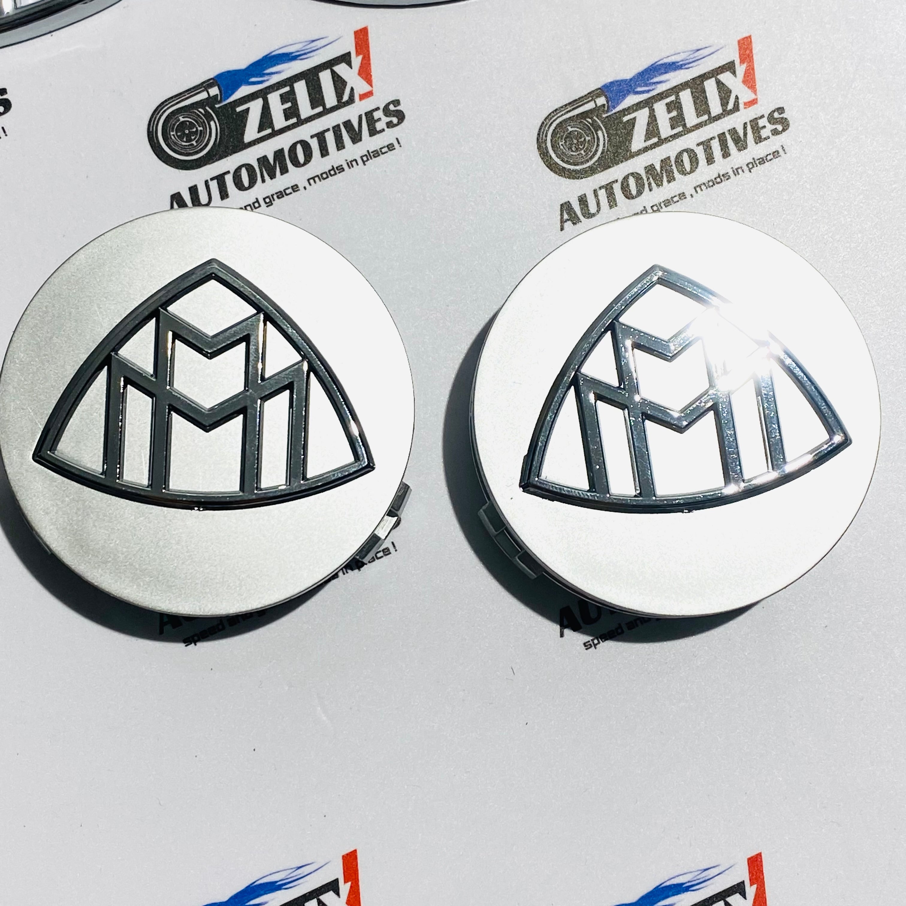 Mercedes Maybach Complete Emblem Kit | Black & Chrome – Zelix