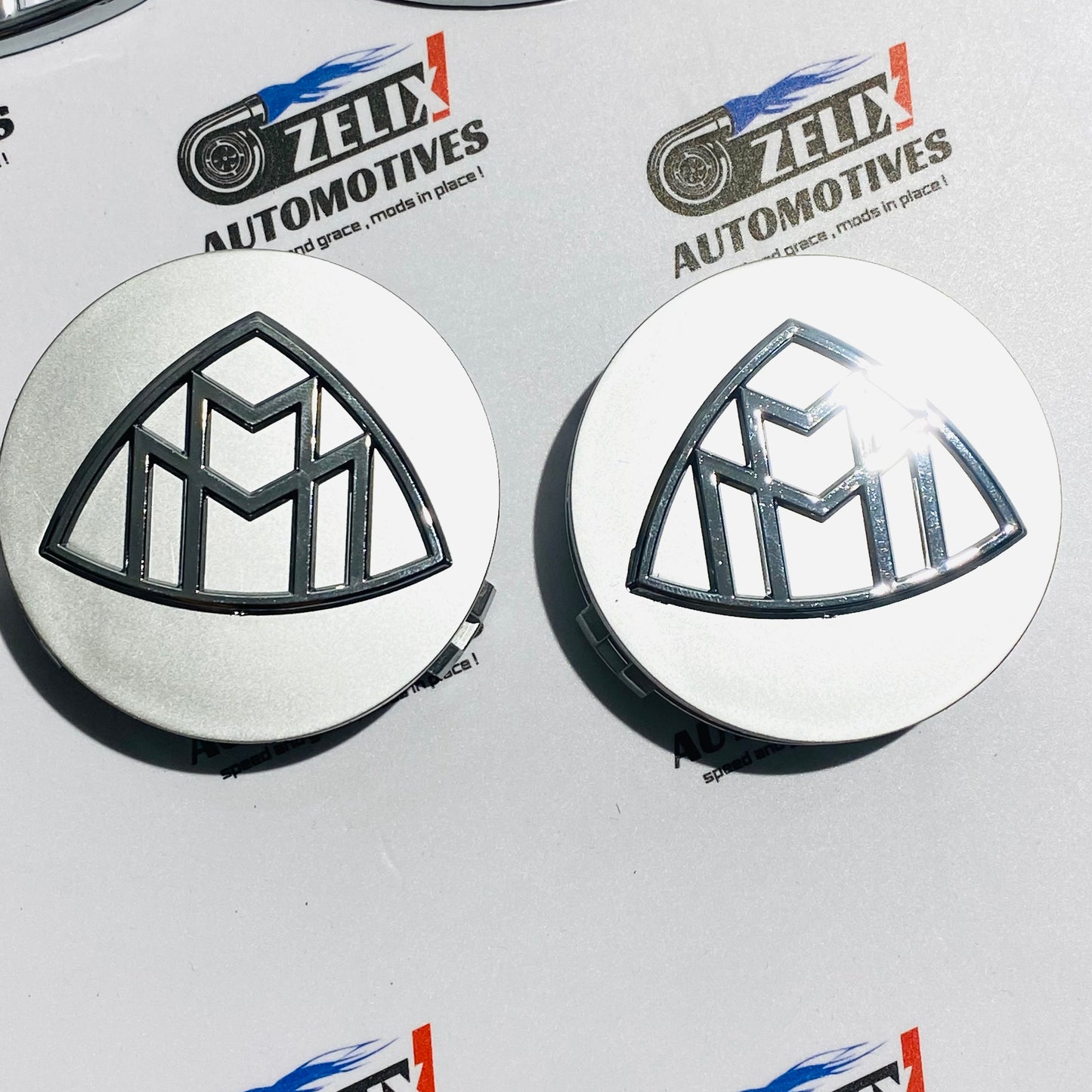 Mercedes-Maybach Complete Emblem Kit | Wheel Caps, Hood Logo & Fender Badges