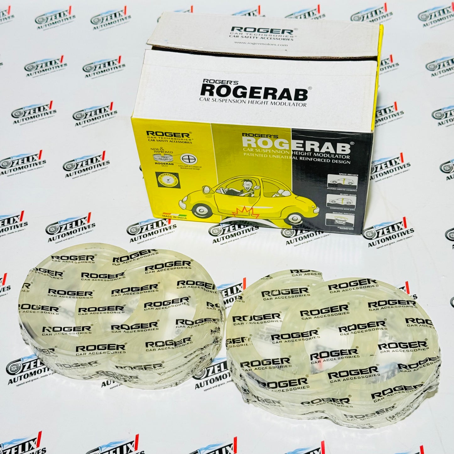 RogerAB Suspension Buffer | Universal Car Suspension Height Modulator (Set of 2)