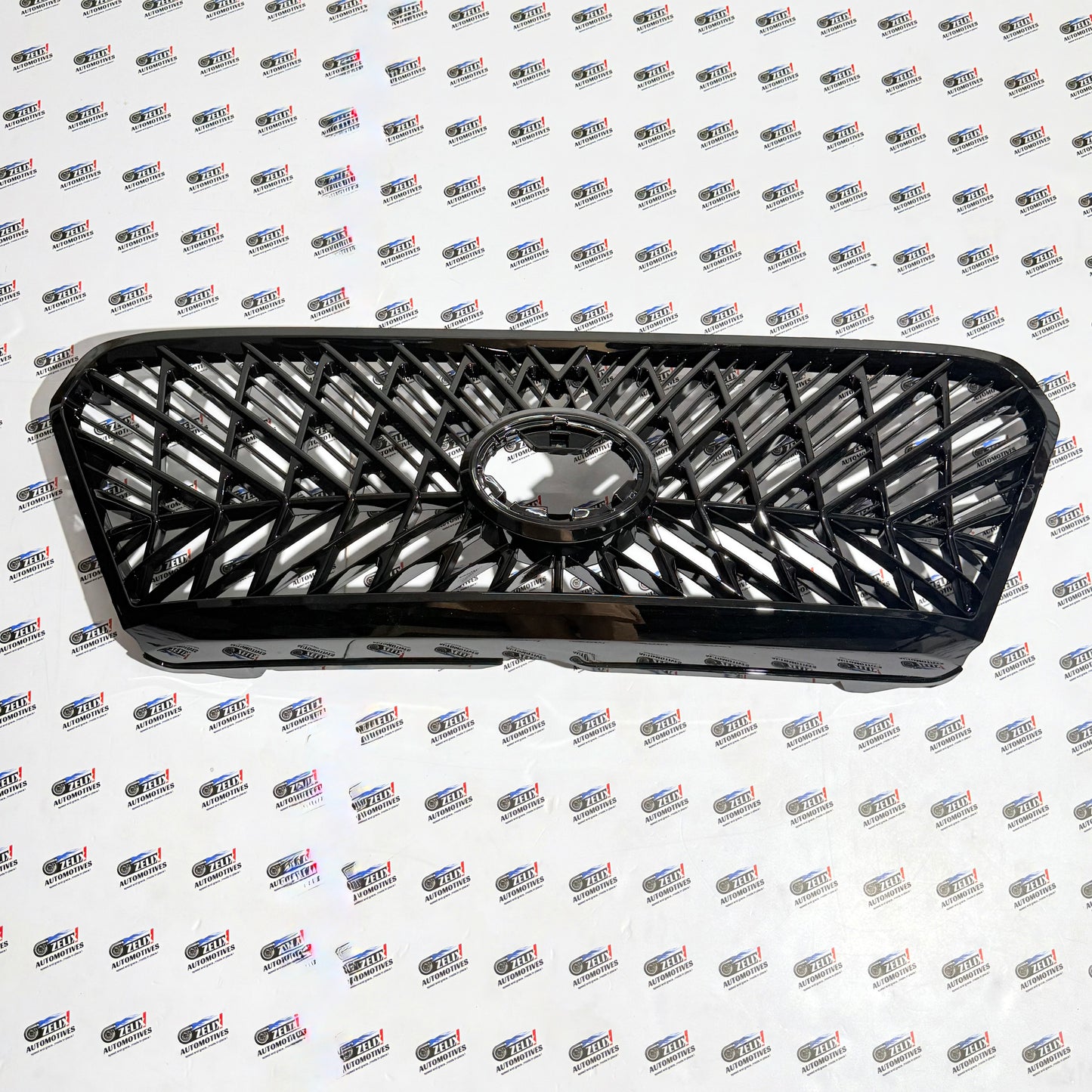 Toyota Innova Crysta Type 1 & Type 2 Lexus Style Front Grille | Aftermarket Glossy Black Finish