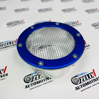 Bumper vent inlet for sporty appearance in Blue