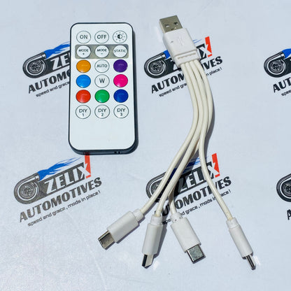 Solar LED Roof Lamp | Multi-Color Remote Control Light