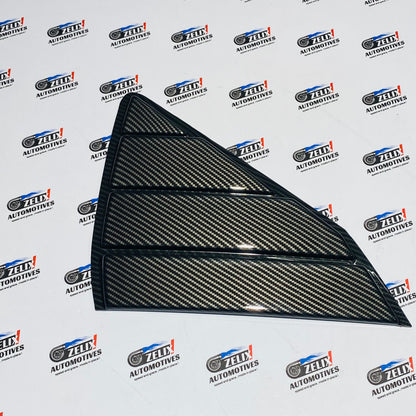 Kia Seltos Rear Window Louvers | Premium ABS Vent Shades