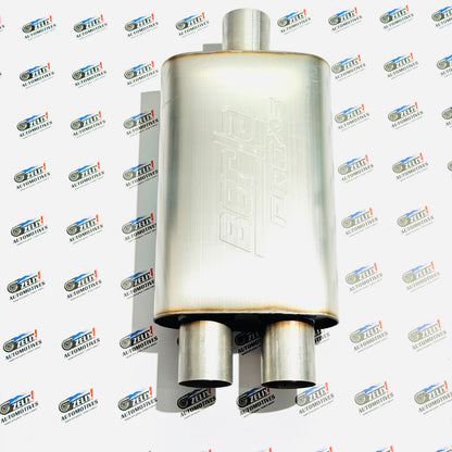 Borla ProXS Dual Exit Performance Resonator | Stainless Steel