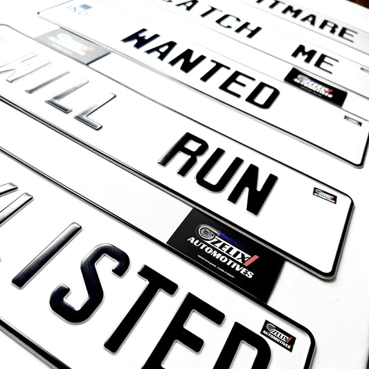 Magnetic Number Plates (FOR CARS)