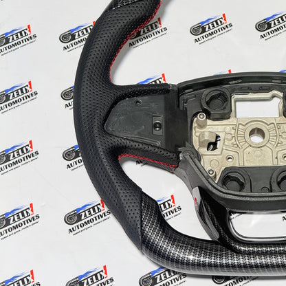 Mahindra Thar ROXX Carbon Finish Steering Wheel | Aftermarket Upgrade