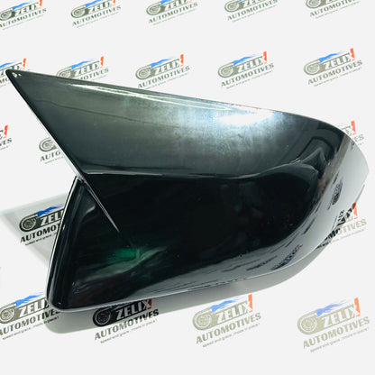 Ford Mustang Batman Style Mirror Covers with Indicator Lights | Premium Glossy Black (Fits 2016-2023 Models)