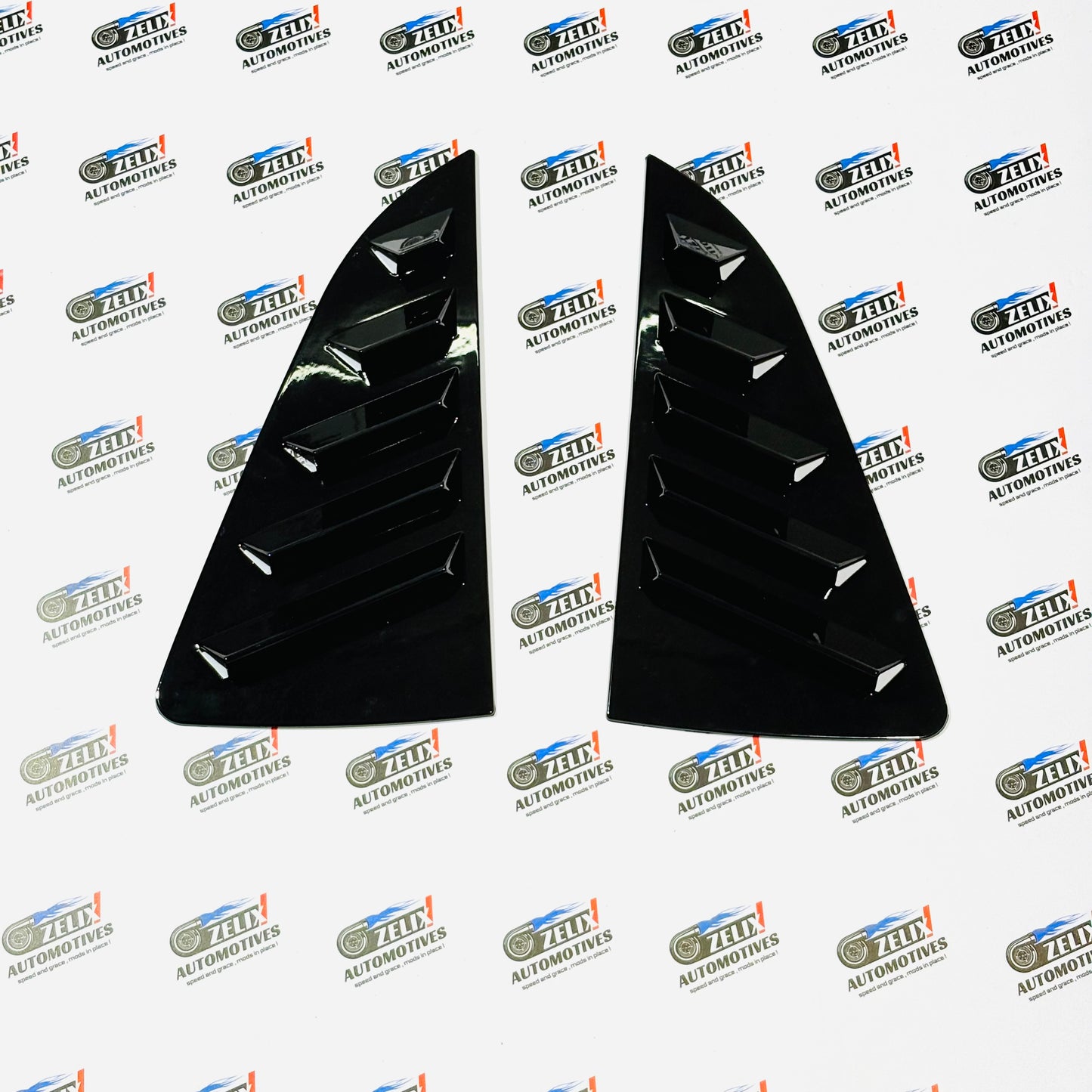 Volkswagen Polo Window Louvers  5-Fin Design | Perfect Fit for 2014-2018 Models