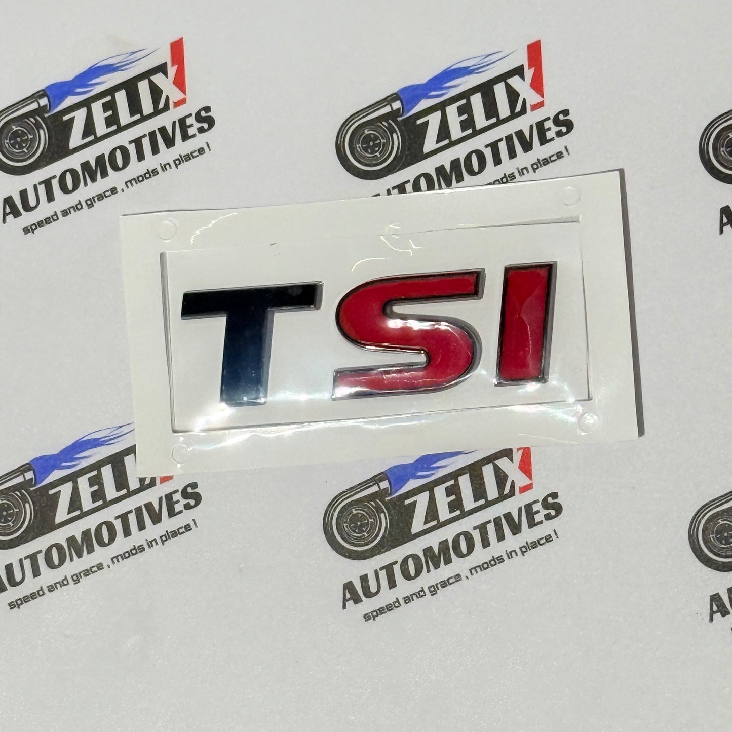 TSI Rear Emblem Sticker | OEM-Type Multiple Colour Options