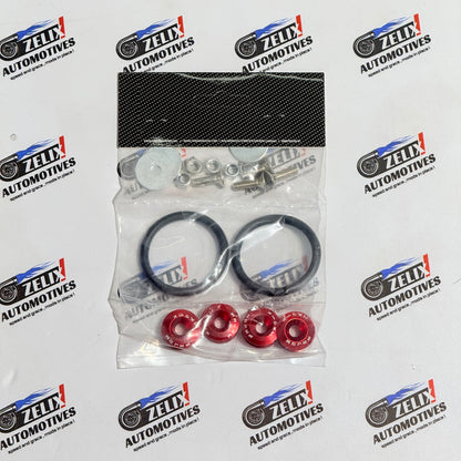 Quick Release Bumper Fasteners Kit | Universal Car Bumper & Trunk Mount