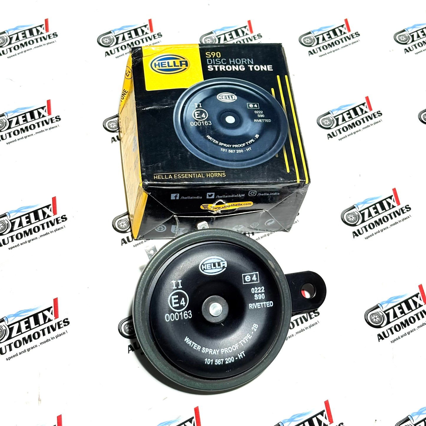 Hella S90 Disc Horn Set (2 Units) |  Heavy-duty  Strong Tone