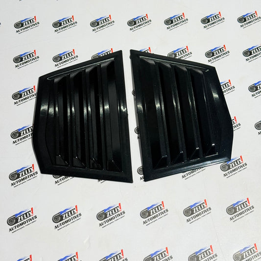 Honda City Window Louvers Glossy Black | Compatible With 2014-2019 Models