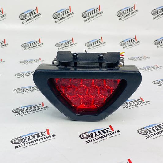 Red warning LED light with F1 inspired design