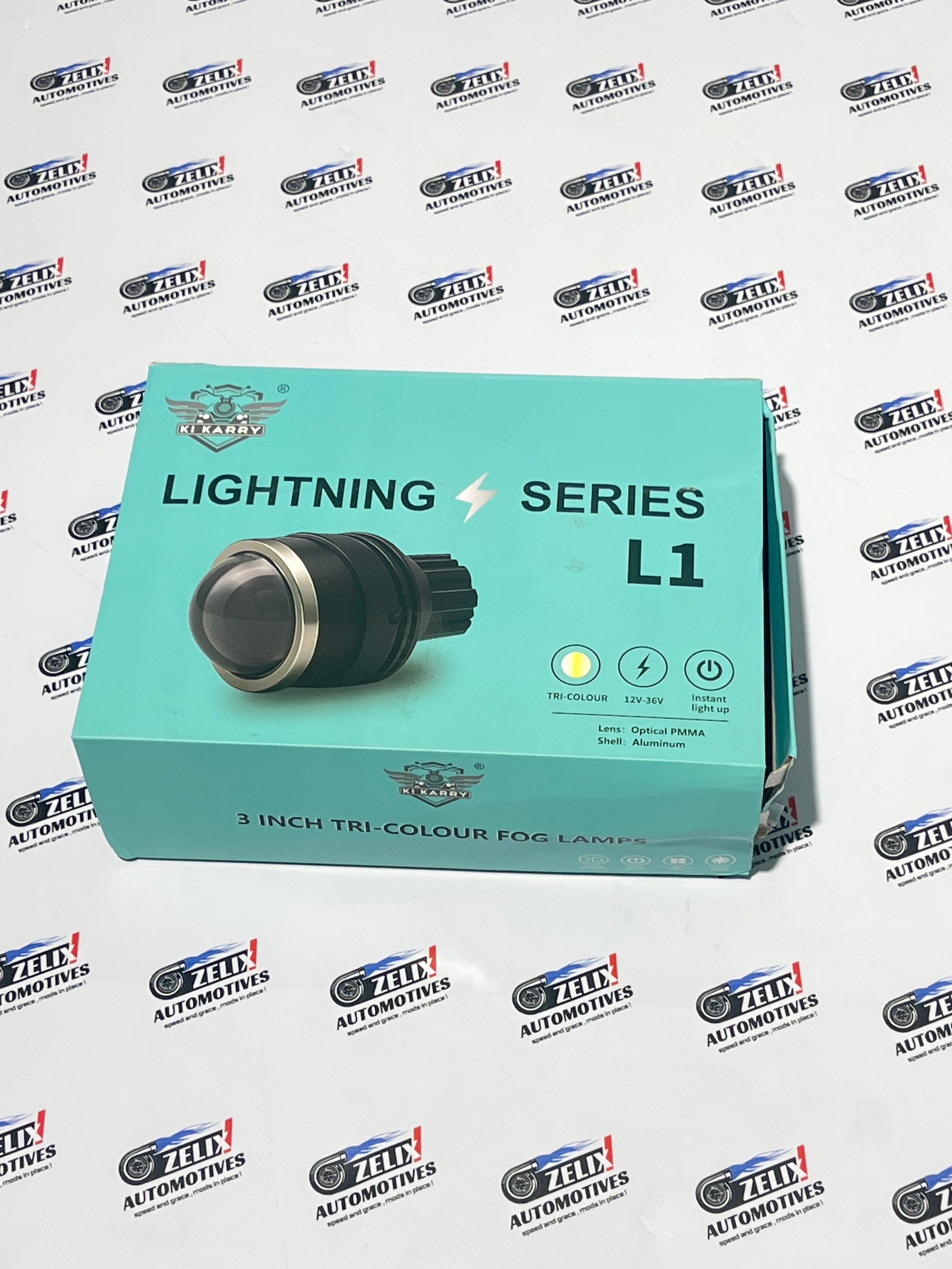 Ki Karry Lightning Series L1 3 Inch Tri Colour Fog Lamps – Zelix