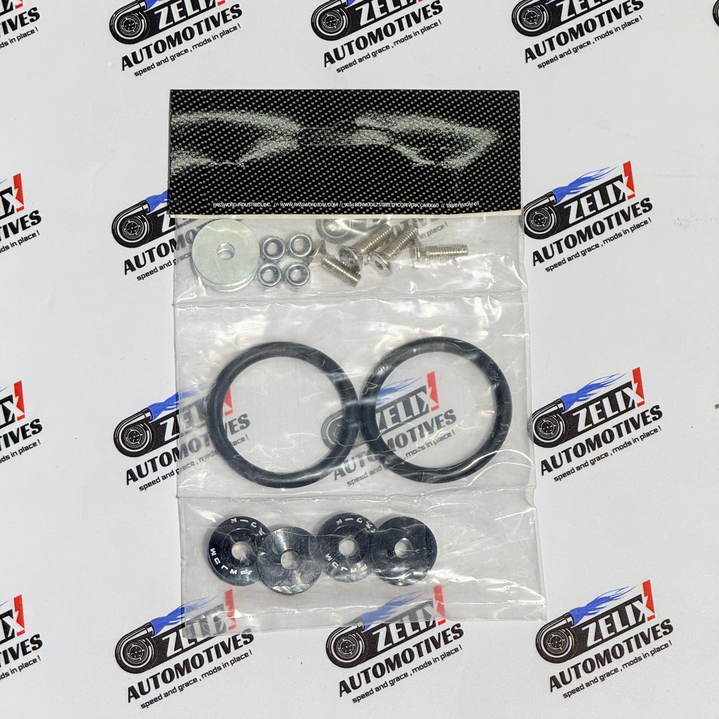 Quick Release Bumper Fasteners Kit | Universal Car Bumper & Trunk Mount