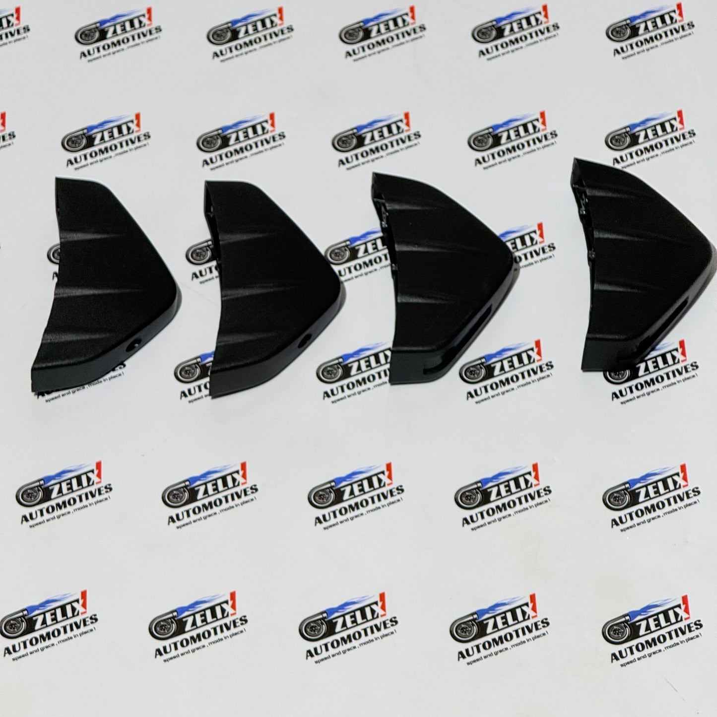 Rear Bumper Diffuser Fins Set of 4 | Universal Fit