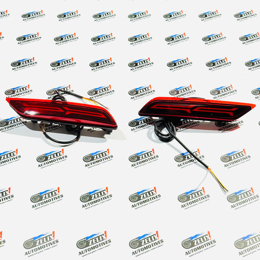 Honda City  LED Rear Reflector Lights | Sporty Rear Look Upgrade Fits for 2017+ Models