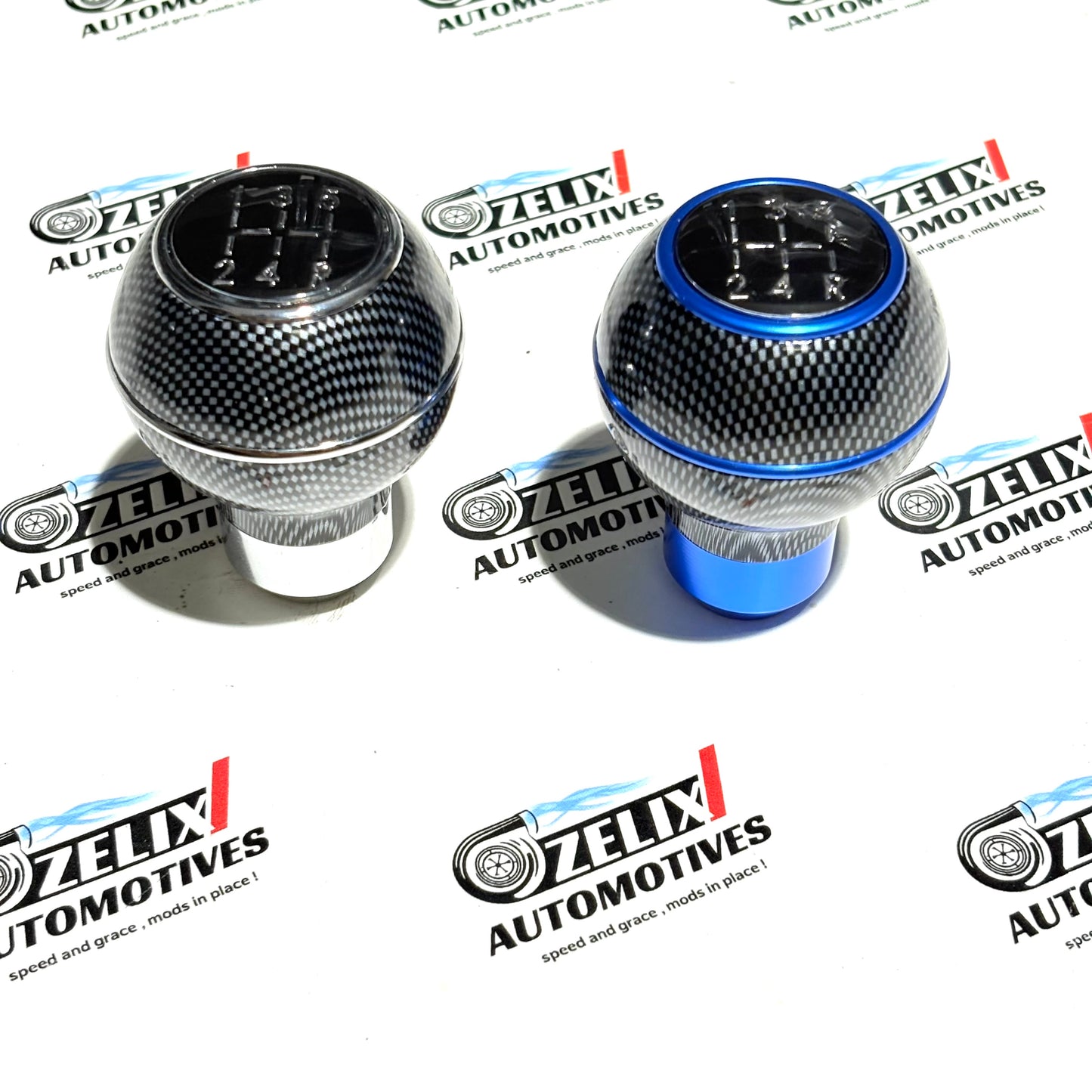 MOMO Round Gear Knob |  Carbon Fiber Finish for Manual Cars