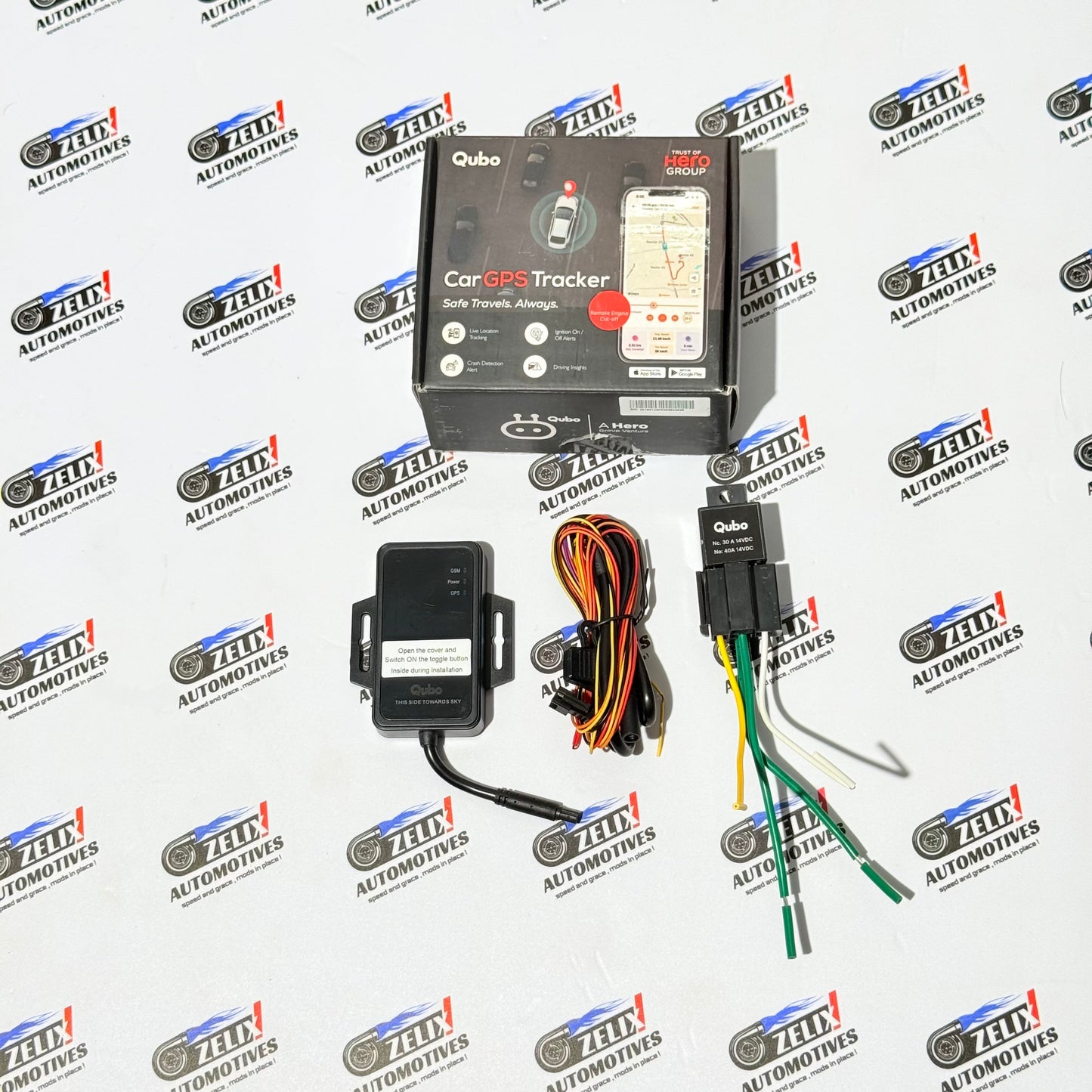 Qubo Car GPS Tracker | Real-Time Vehicle Tracking 24×7 | Equipped With Smart Features