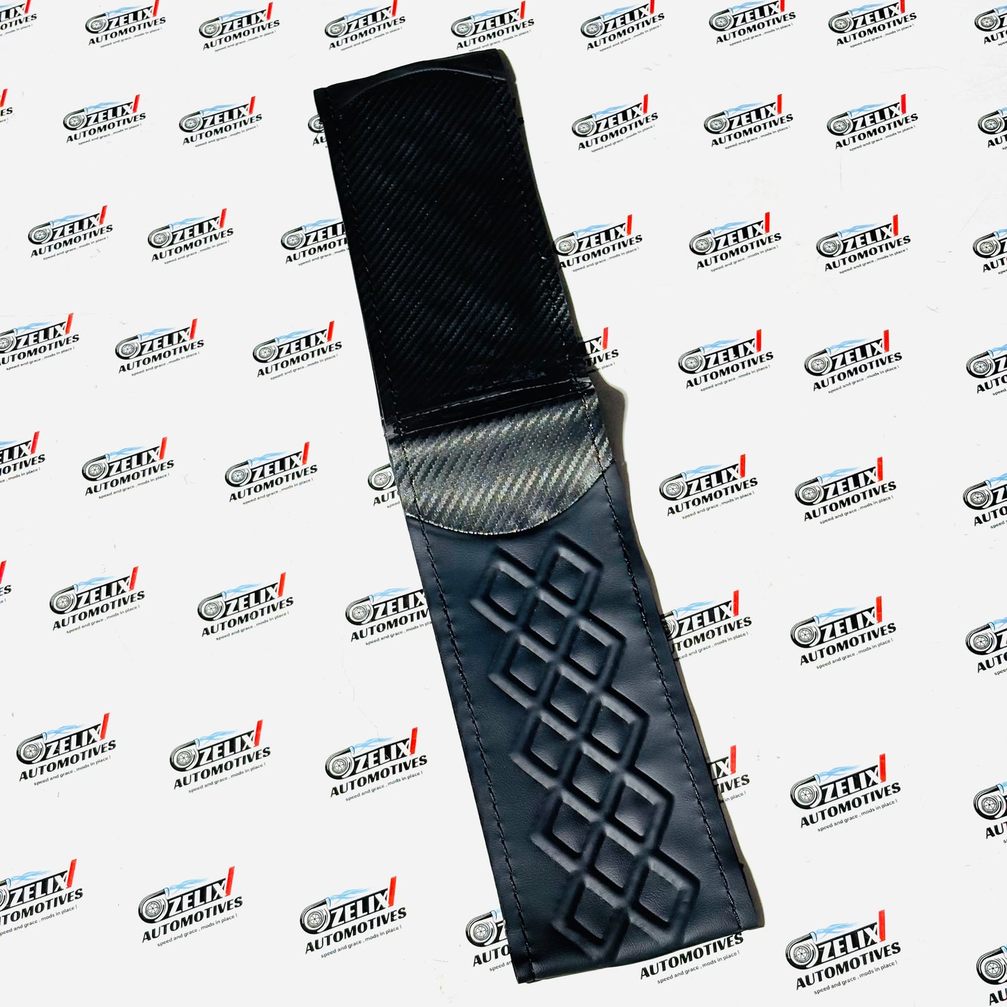 Carbon Fiber Finish Steering Cover | Premium Grip and Style