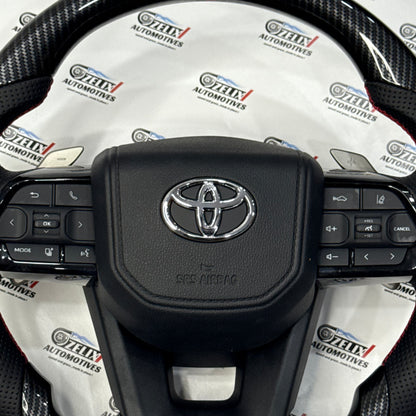 Crysta, Fortuner, Hilux, Innova Carbon Fiber Steering Wheel | Aftermarket