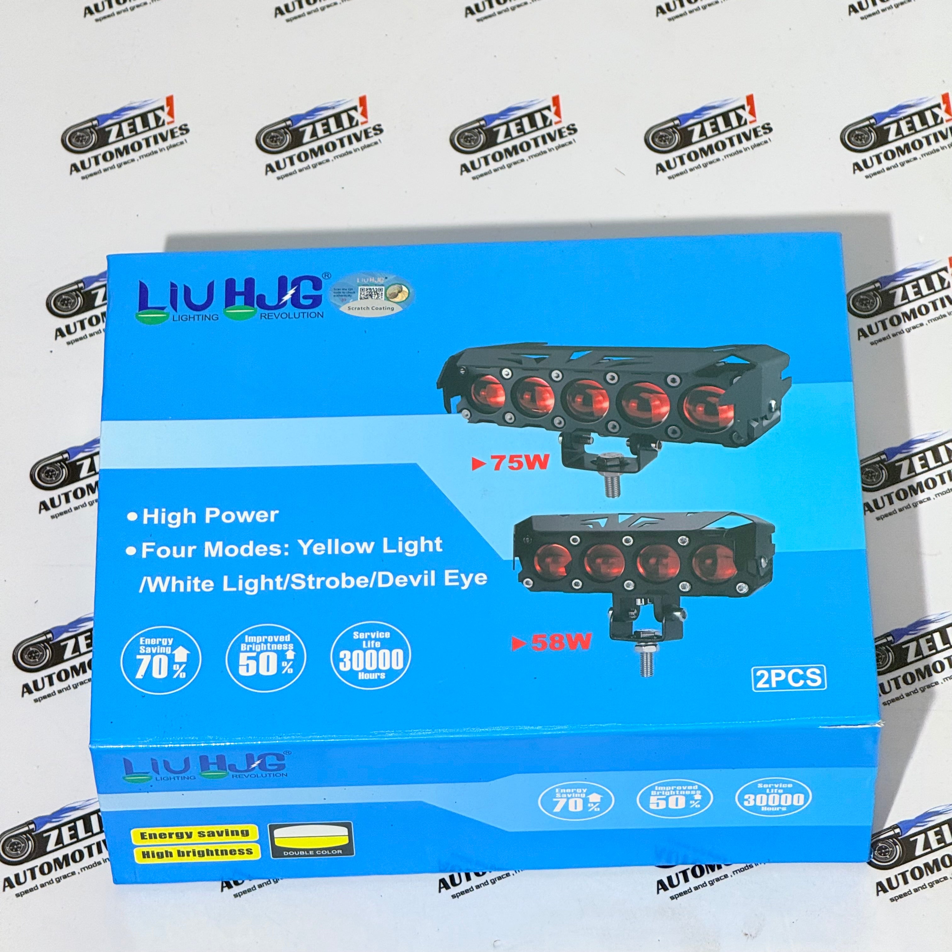 HJG 5-Lens Auxiliary Lights | 150W Mega Drive LED Set – Zelix