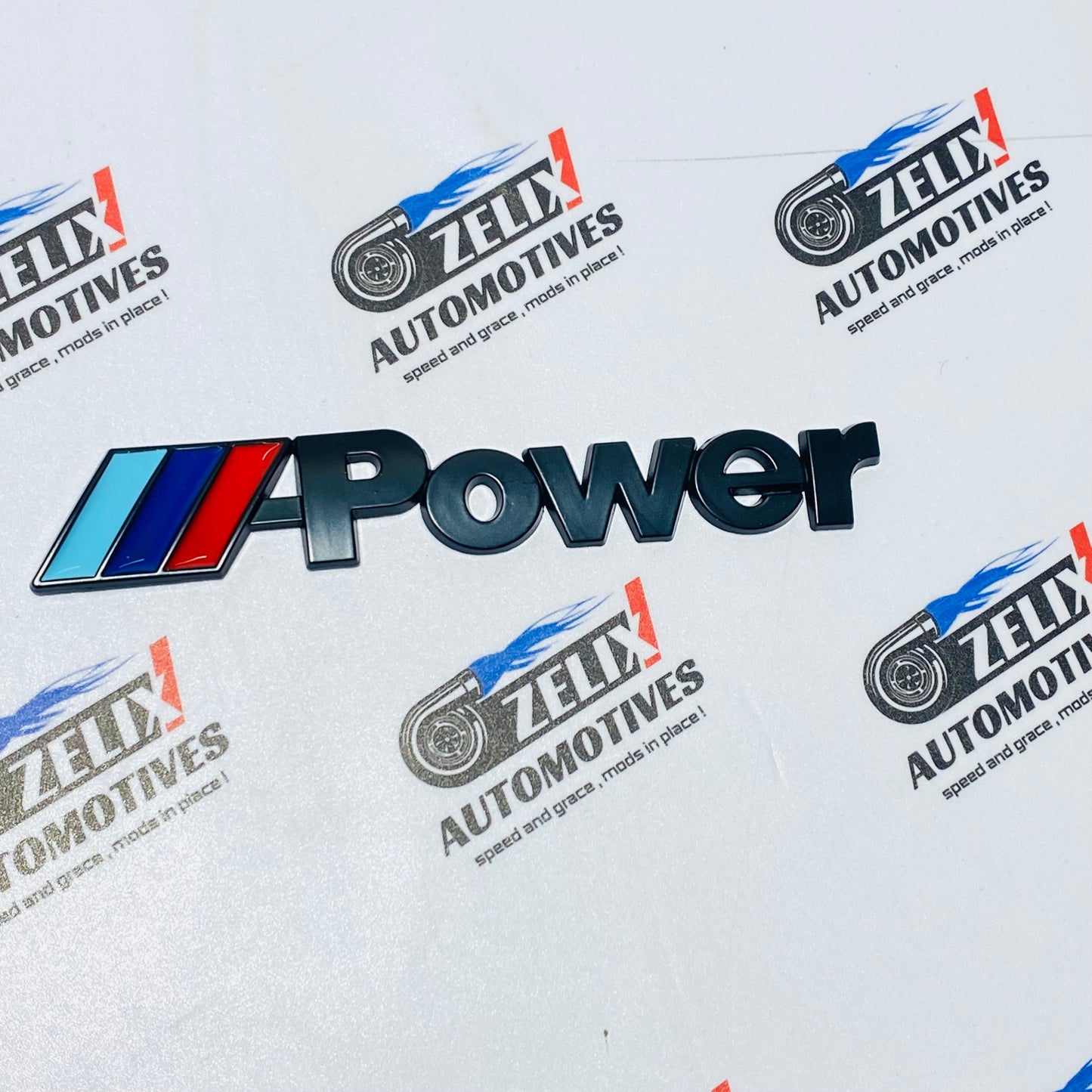 Rear Emblems M-Power Style OEM-Design | Enhances rear styling