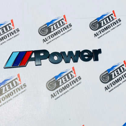 Rear Emblems M-Power Style OEM-Design | Enhances rear styling