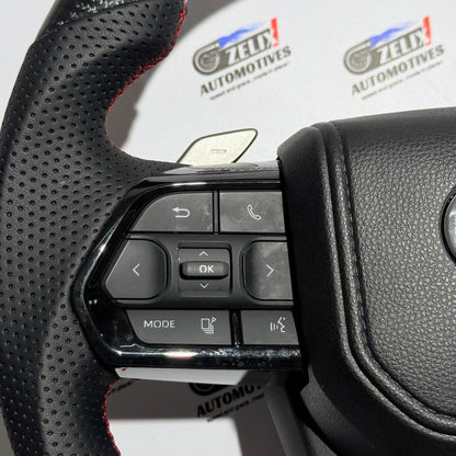 Toyota Fortuner Steering Wheel  GR Sport Style | Aftermarket Carbon Fiber Finish