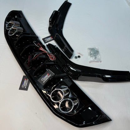 Hyundai Verna Splitter & Diffuser Combo | Aftermarket Sporty Upgrade Fits For 2023+ Models