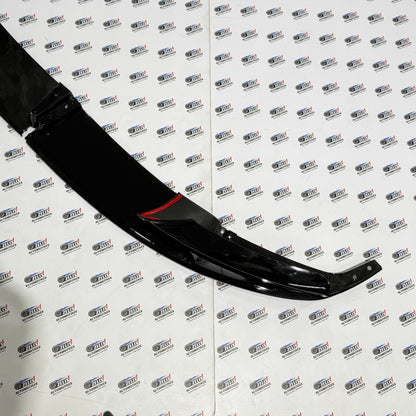 Front Bumper 2-Piece Splitter Compatible With BMW F30 3-Series
