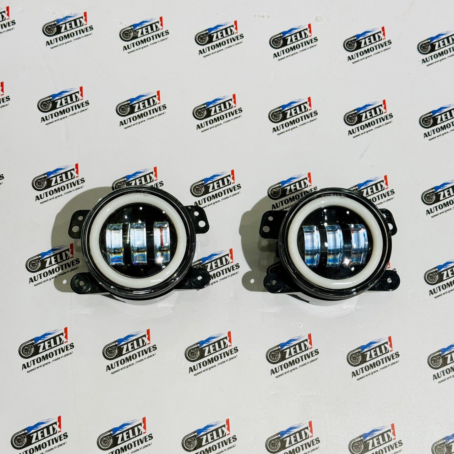 Universal Amber Ring DRL Fog Light With 3 Modes | Plug & Play